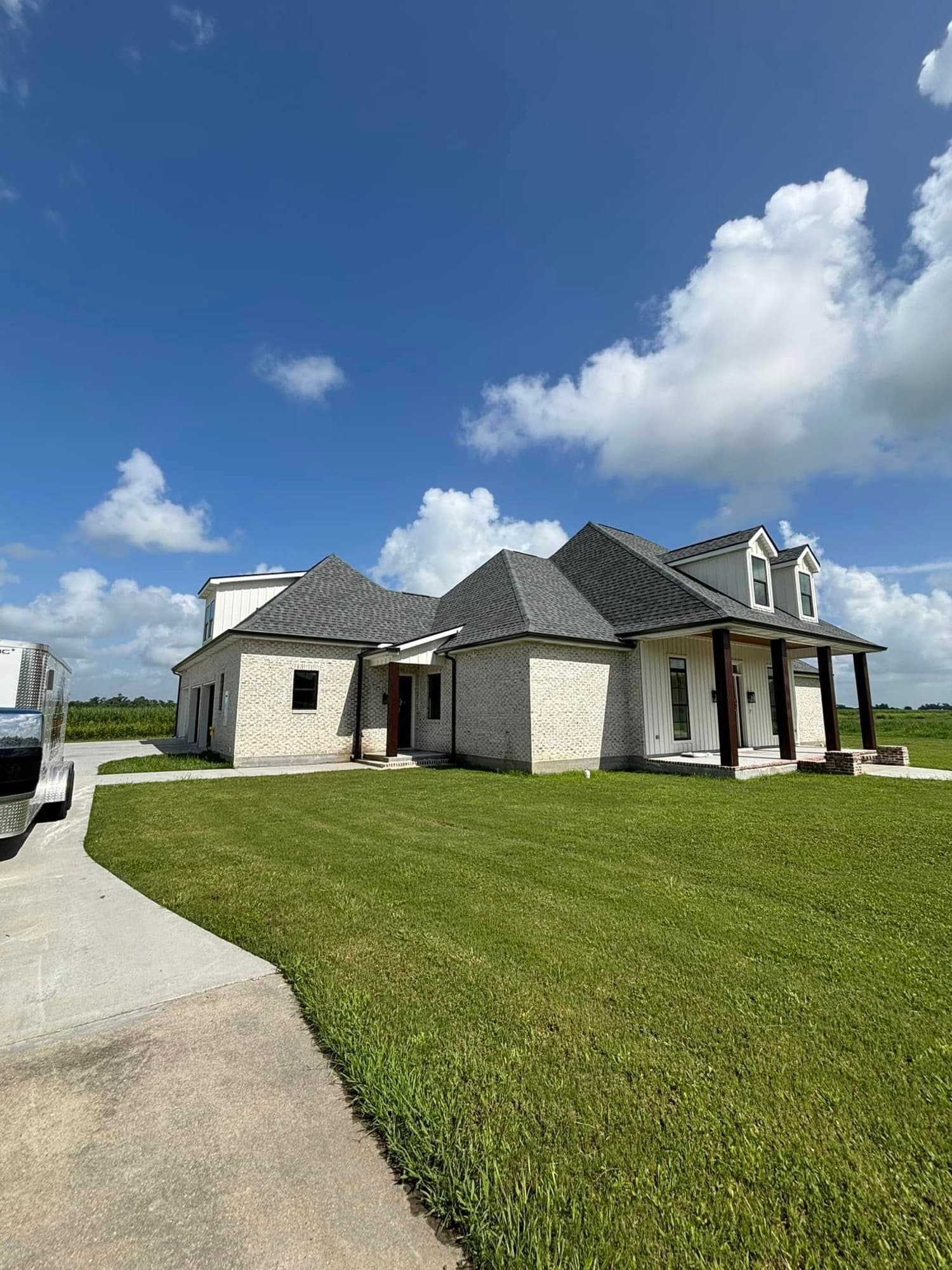 Custom new home construction by Foret Construction & Roofing LLC in Raceland, Louisiana